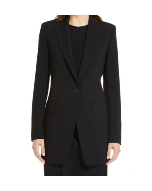 Max Mara Black Logo Suit Jacket