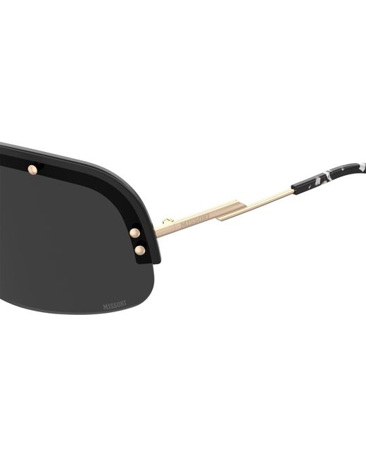 Missoni Black Solid-Color Sunglasses