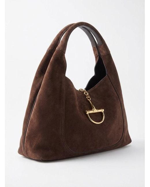 Gucci Brown Softbit Maxi Shoulder Bag