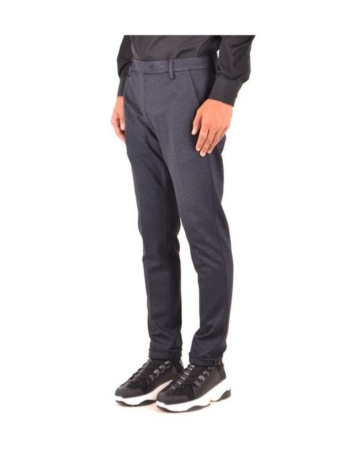 Dondup Blue Trousers for men