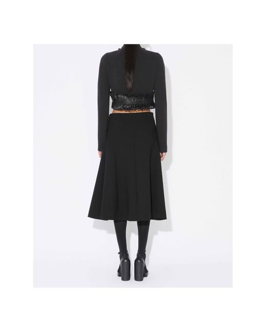 Alaïa Blue Alaïa Slit Skirt
