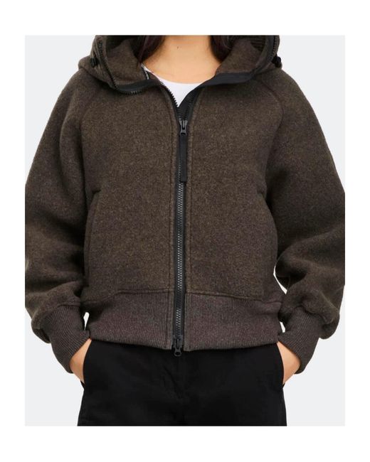 Canada Goose Gray Chilliwack Hooded Bomber Jacket