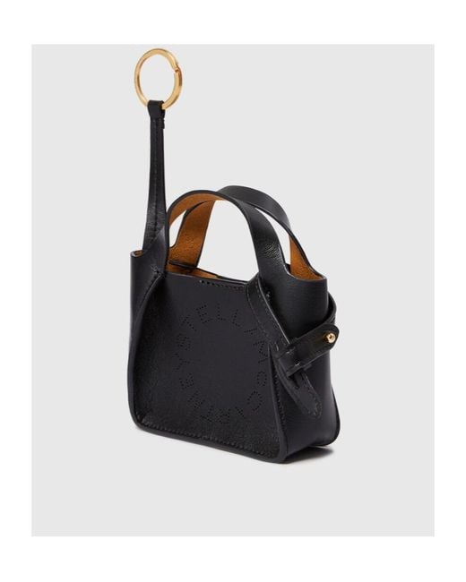 Stella McCartney Black Logo Perforated Airpods Case