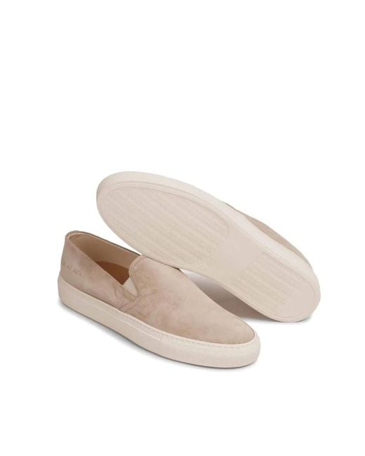 Common Projects Multicolor 'Minimal' Slip On Low Profile Suede for men