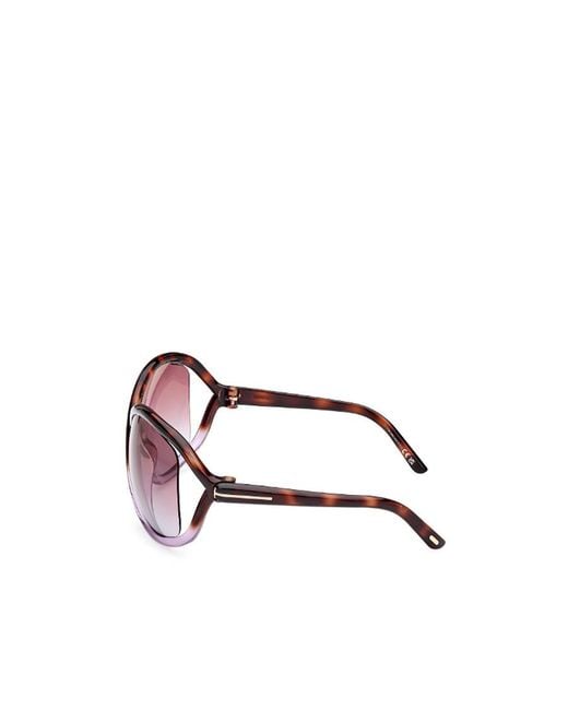 Tom Ford Pink Eyewear Butterfly Frame Sunglasses for men