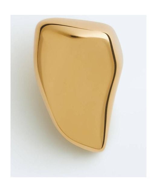 Bottega Veneta White Small Prisma Earrings