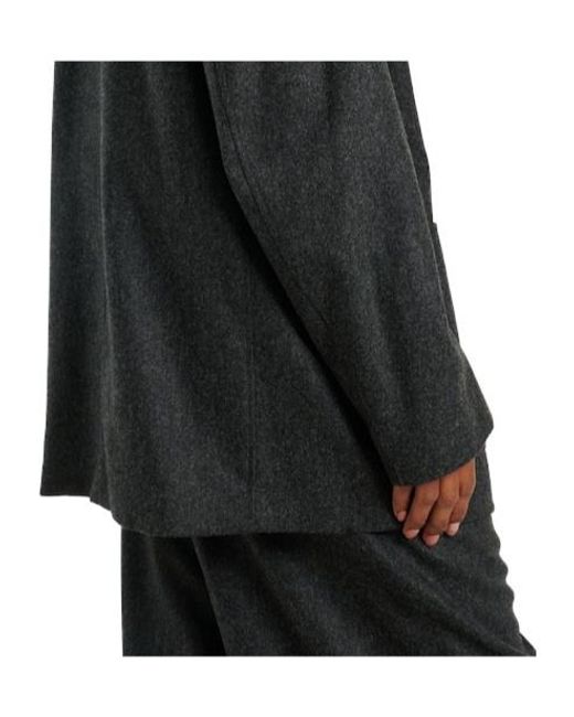 Jil Sander Black Wool Flannel Jacket