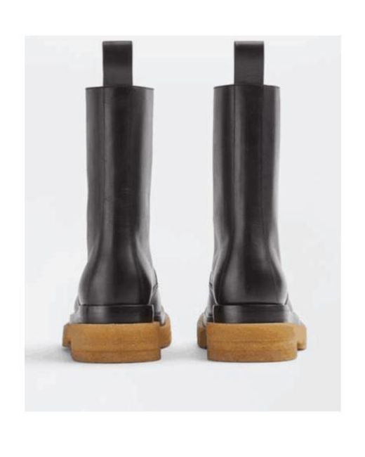 Bottega Veneta Black Laced Boots for men