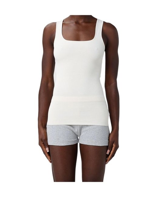 Entire studios White Square Neck Vest