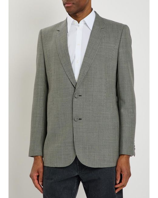 Valentino Gray Wool Blazer for men