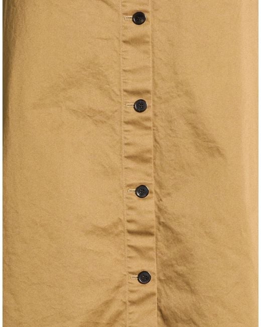 Saint Laurent Natural Liner-Free Solid Color Flared Skirt