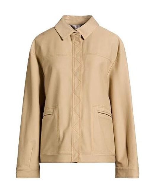 Max Mara Natural Solid Long-Sleeve Jacket