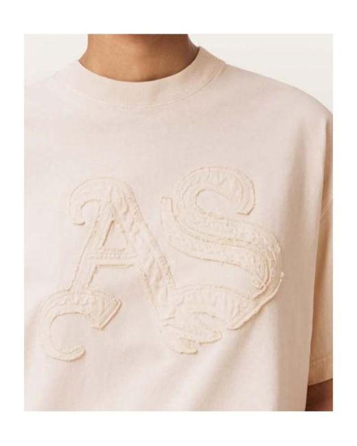 AllSaints Natural Insignia Oversized Etta T-Shirt