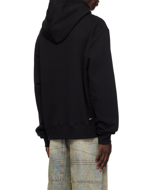 Amiri Blue Logo Printed Hoodie for men