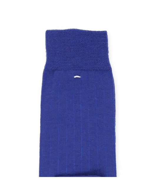 Maison Margiela Blue Tabi Wool-Blend Socks