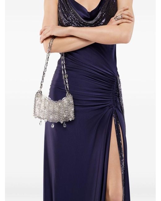 Rabanne White Rabanne 1969 Nano Crystal Resin Shoulder Bag