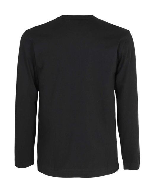 COMME DES GARÇONS PLAY Black Comme Des Garçons Play Heart Logo T-Shirt for men