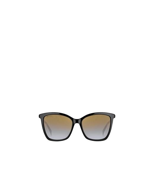 Jimmy Choo Metallic Eyewear Square Frame Sunglasses