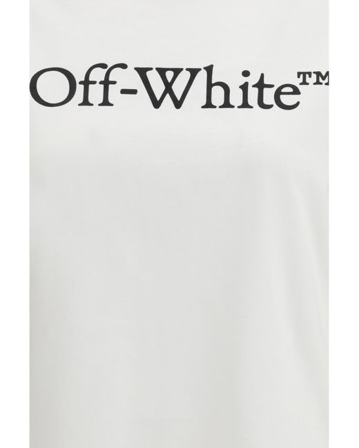Off-White c/o Virgil Abloh White Big Logo Bookish T-Shirt
