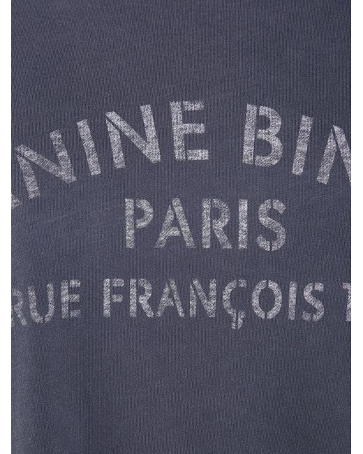Anine Bing Blue Long-Sleeved T-Shirt
