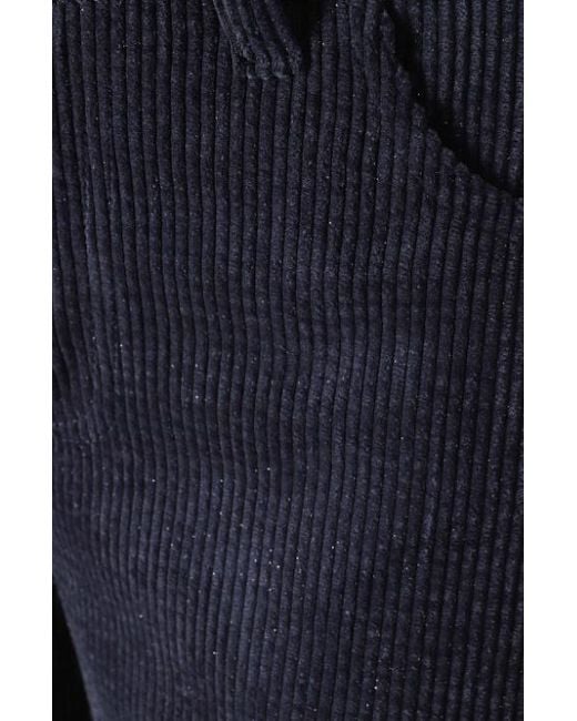 ERMANNO FIRENZE Blue Casual Trousers With Belt Loops