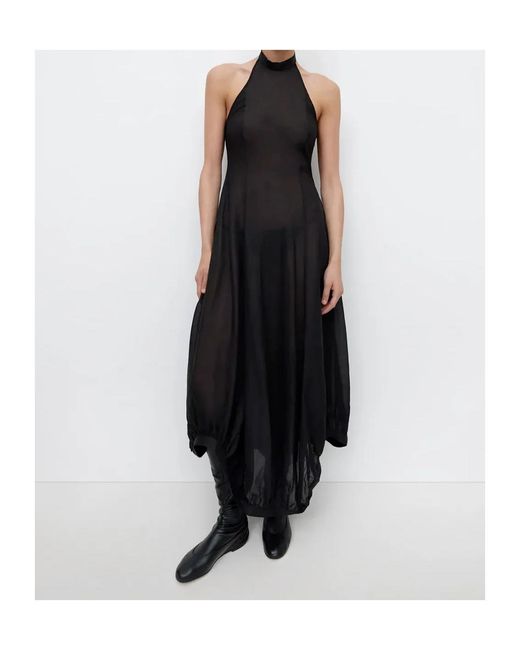 GIMAGUAS Black Off-Shoulder Dress