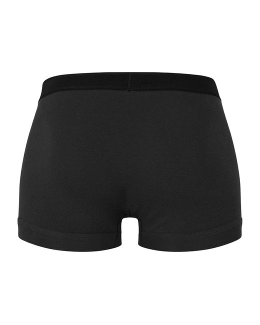 Tom Ford Black Logo Cotton Boxer Briefs for men