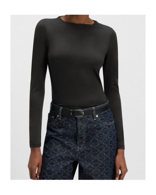 Boss Black Long-Sleeved T-Shirt