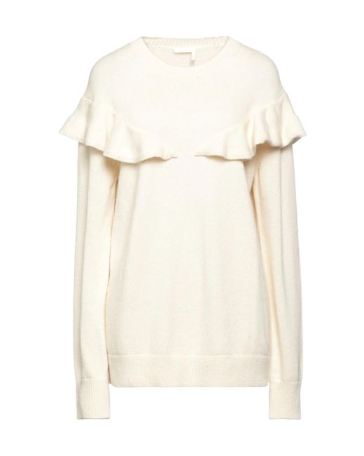 Chloé Natural Casual Knit Top