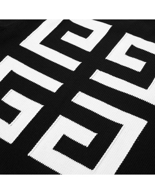 Givenchy Black 4G Knitted Jumper for men