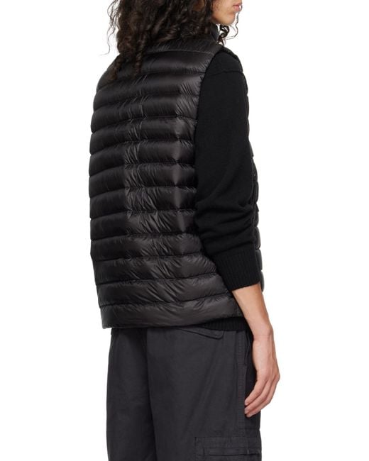 C P Company Black Lens Detailed Quilted Gilet for men