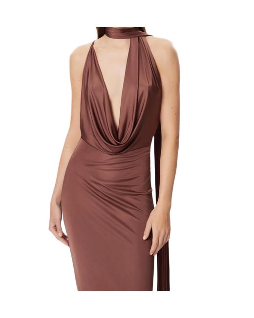 Amazuìn Red Halterneck Dress