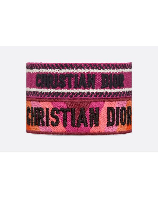 Dior White Miss Christian Bracelet Set