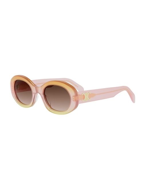 Céline White Full Frame Sunglasses