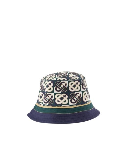 Casablanca Blue Patterned Hat for men