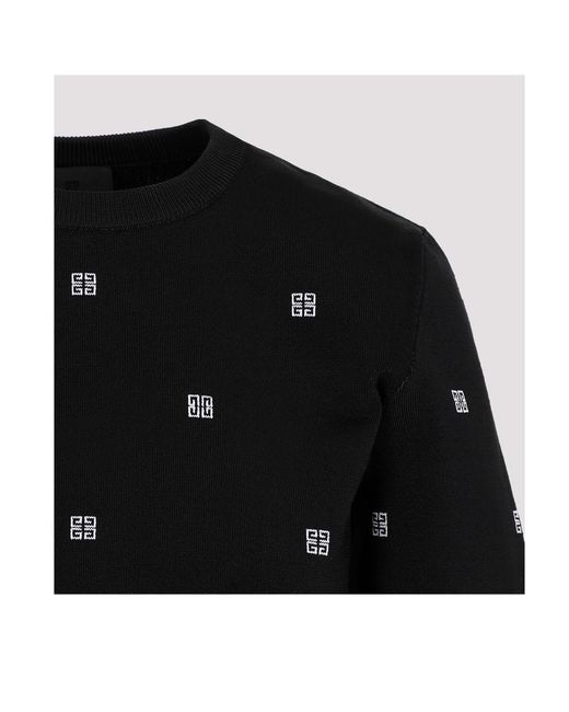 Givenchy Black Logo Detailed Short Sleeved Cropped Top