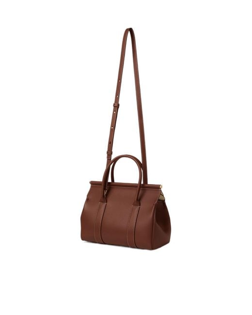 Loro Piana Brown Loom Bag L25
