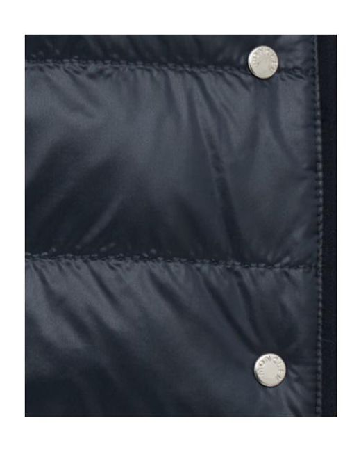 Moncler Blue Eucalyptus Nylon Hooded Down Jacket