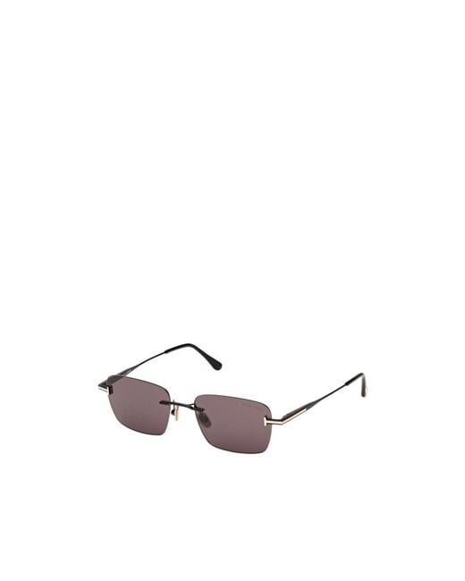 Tom Ford Multicolor Eyewear Rectangle-Frame Rimless Sunglasses for men