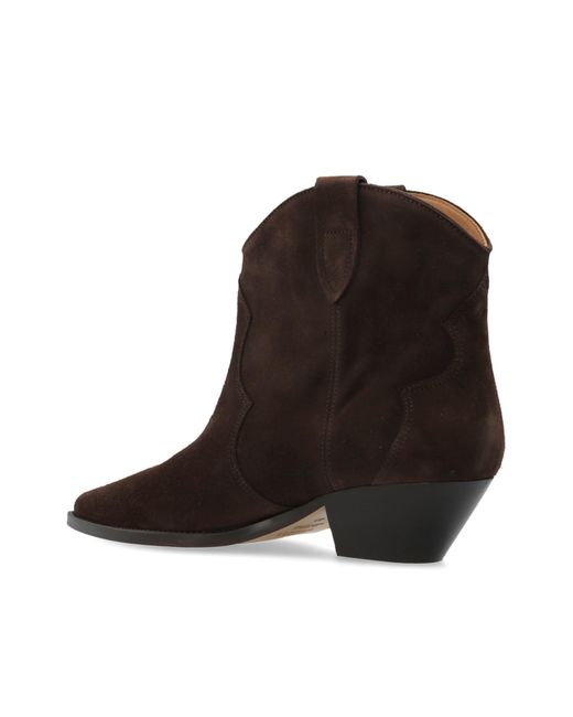 Isabel Marant Brown Dewina Short Boots