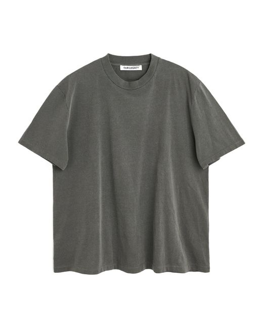 Our Legacy Gray Box T-Shirt for men