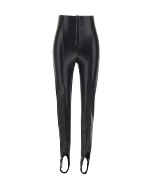 Philosophy Di Lorenzo Serafini Black High-Waisted Fitted Pants