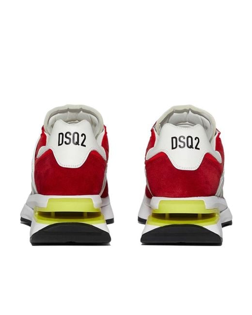 DSquared² Red Low-Top Sneakers for men