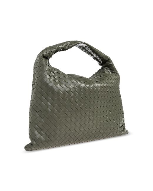 Bottega Veneta Green Woven Shoulder Bag