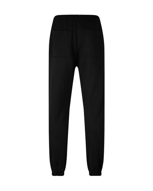 Represent Black Logo Track Pants for men