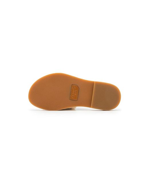 Bally White Logo-Embroidered Slide Sandals
