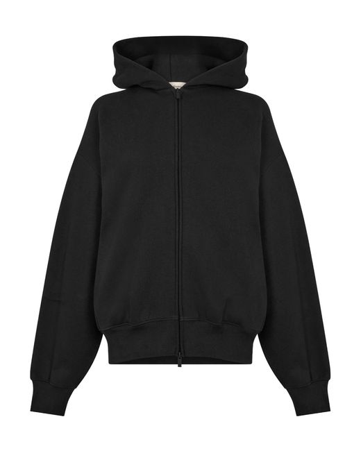 Fear Of God Black Zip-Up Hoodie