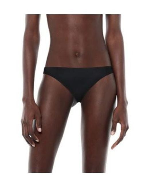 Tory Burch Black Solid Color Bikini Bottoms