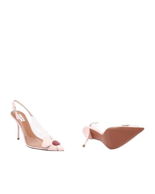 Alaïa Pink Pointed-Toe High-Heeled Sandals
