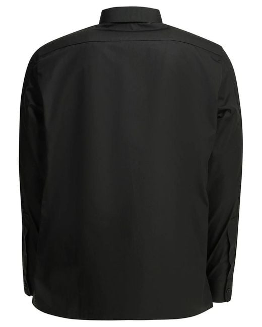 Givenchy Black Logo-Stamp Shirt for men